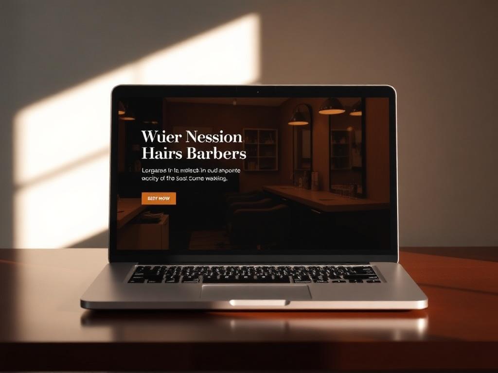 Exemple de site web pour coiffeur — Salon L'Appart